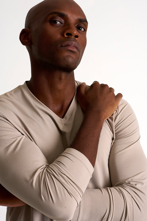Shan Confort Microfiber long-sleeve V-neck